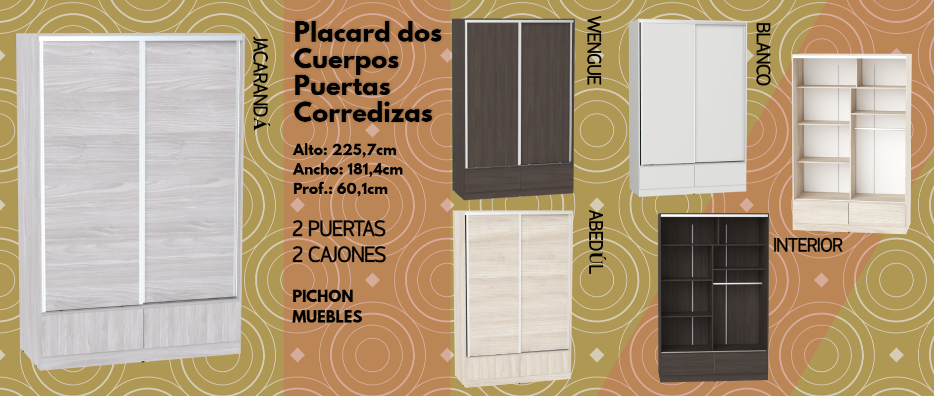 Placard puertas corredizas maximo banner