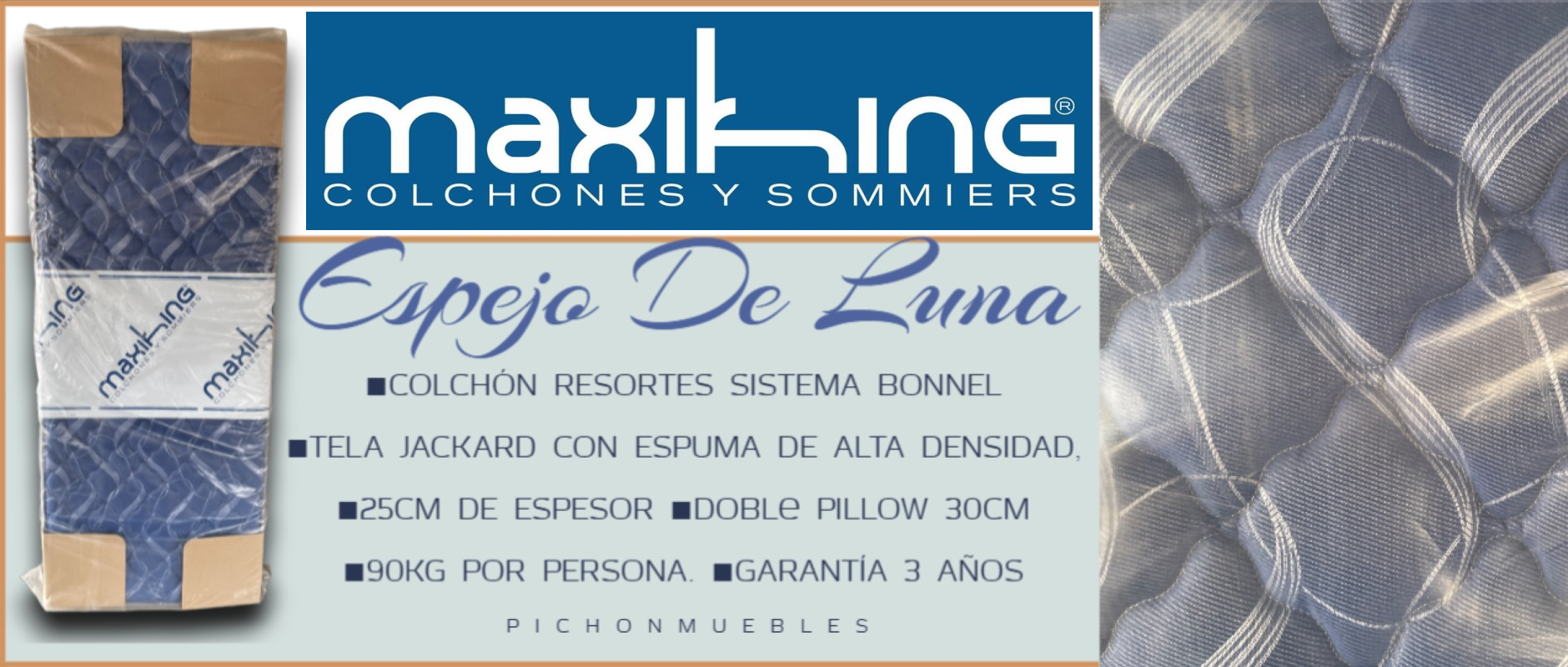 Colchon ESPEJO DE LUNA maxiking BANNER...