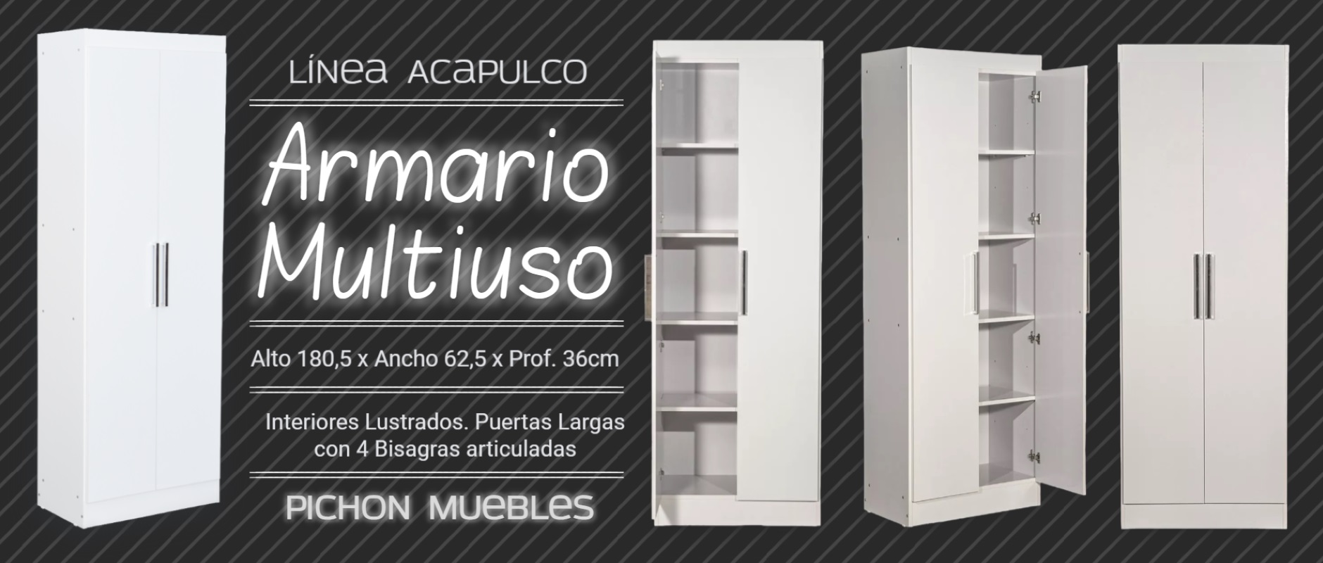 armario multiuso ACAPULCO BANNER BLANCO