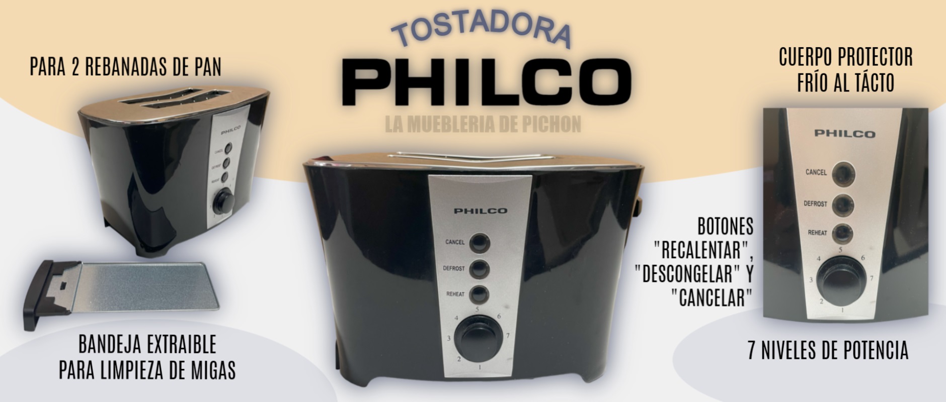 tostadora philco banner